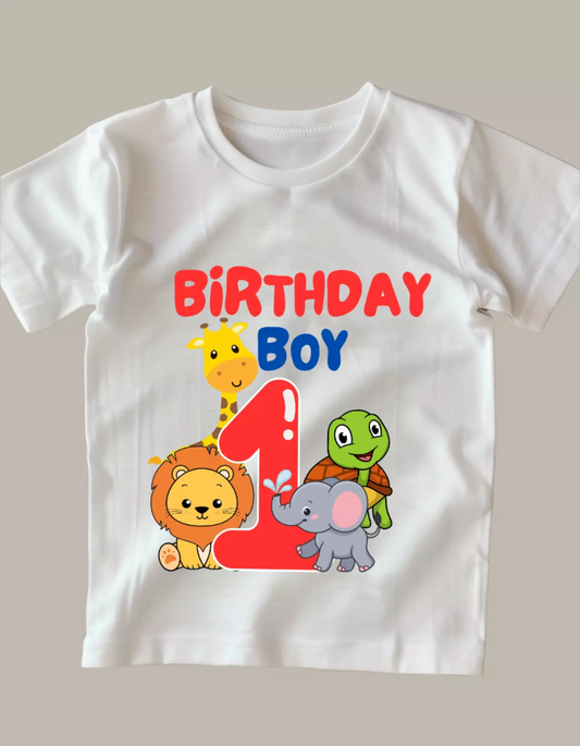 Wild One Birthday Boy Tees