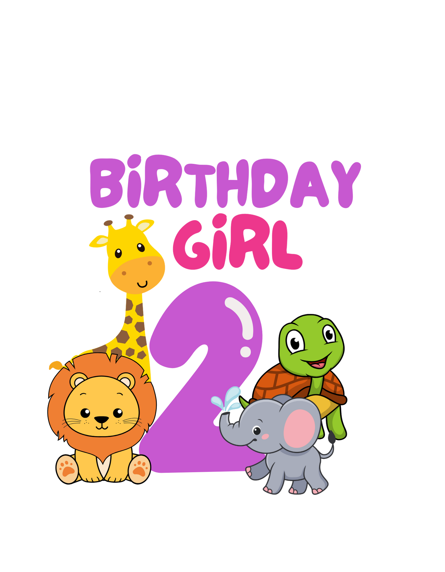 Wild One – Pretty in Purple Birthday Girl