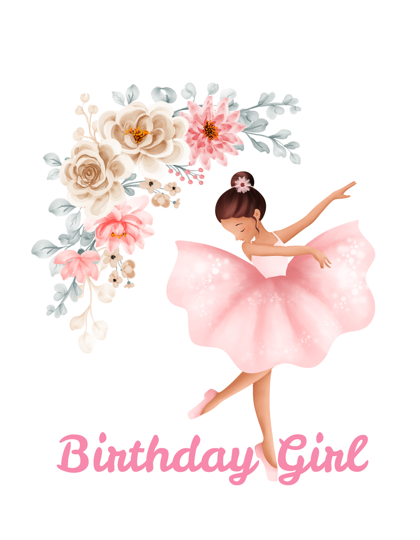Custom - Twirl & Bloom Birthday Girl