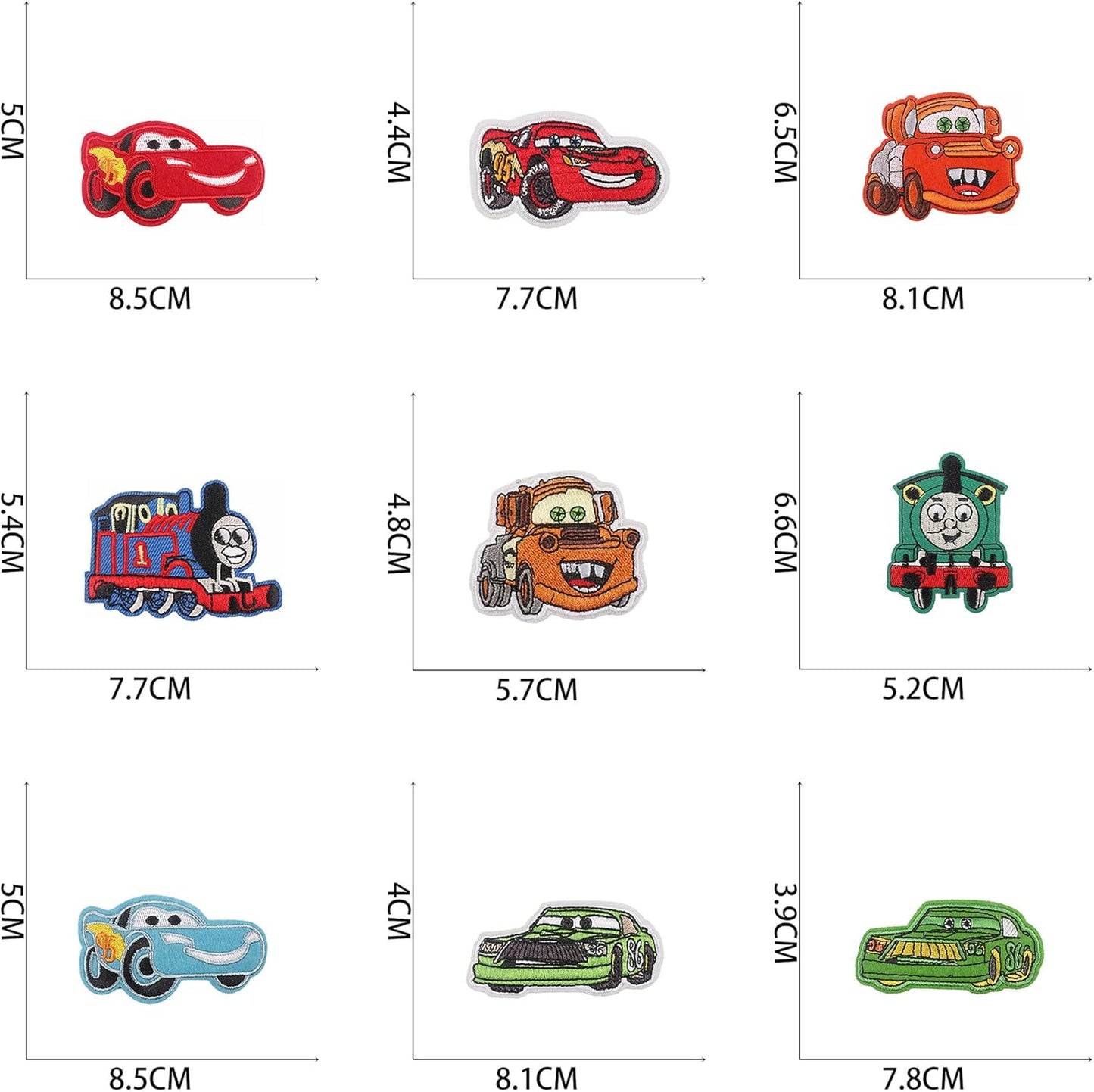 10 Pcs - Race & Create