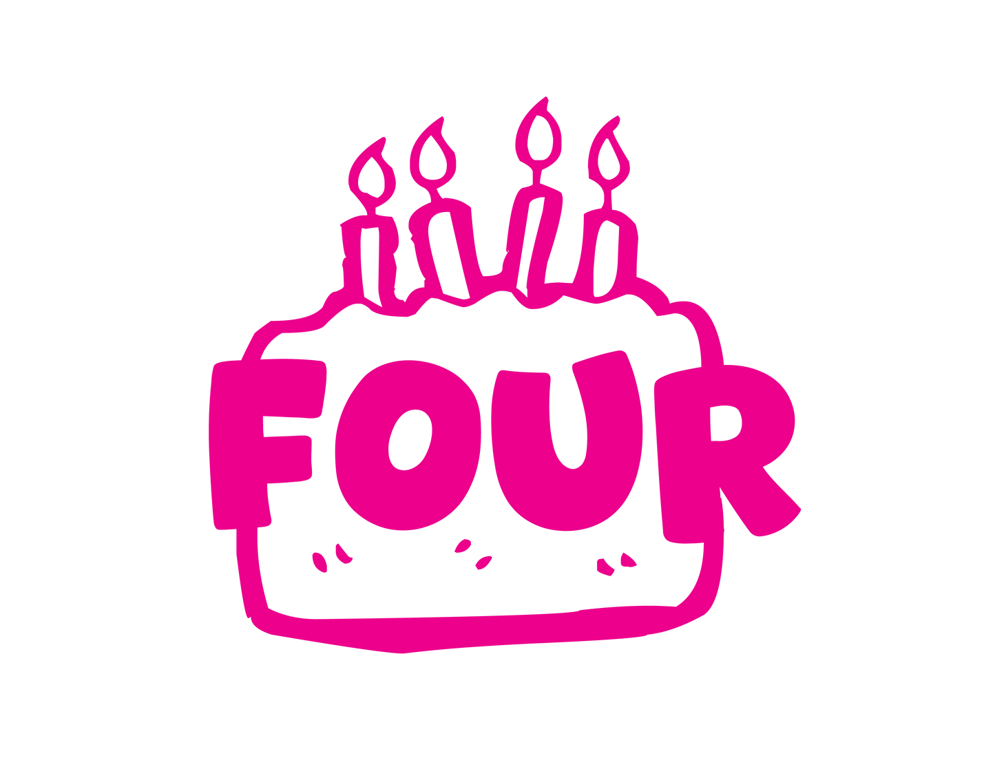 FOUR ever FUN Birthday Girl