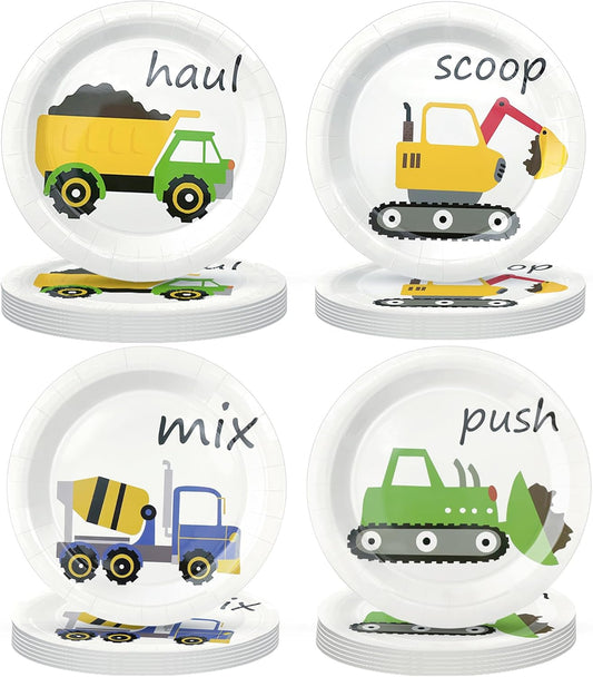Under Construction Party Plates